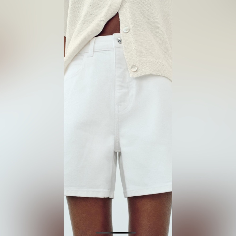 Zara Mom Jeans Shorts